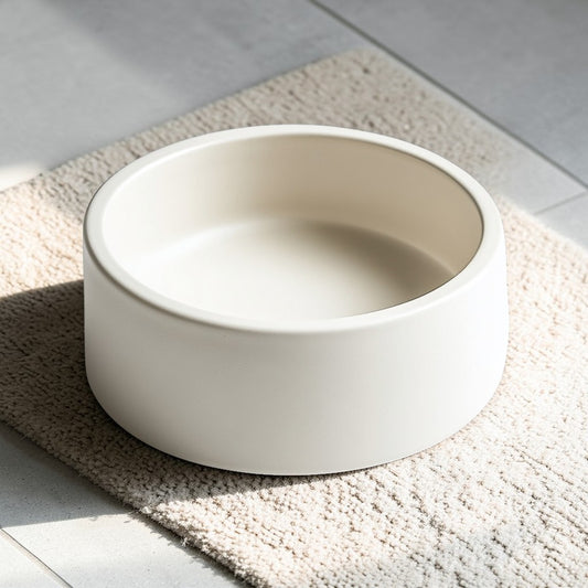 Nuvvz Elevated Ergonomic Ceramic Pet Bowl